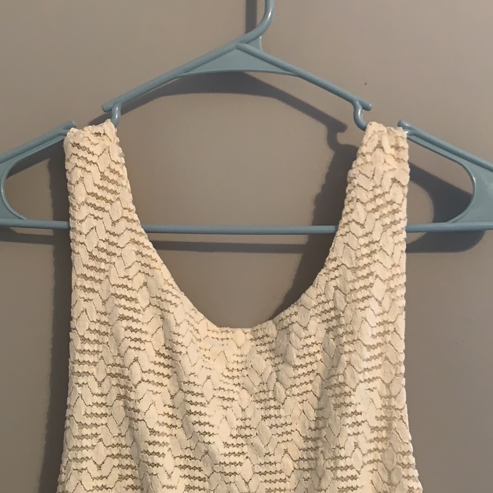 Free People Cream/White Lace Dress - Medium - Picture 2 of 9